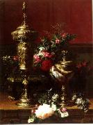 unknow artist Floral, beautiful classical still life of flowers.056